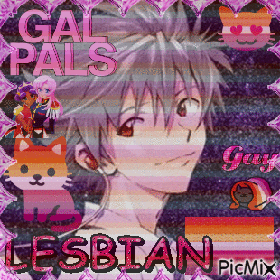 lesbian kaworu - Gratis animeret GIF