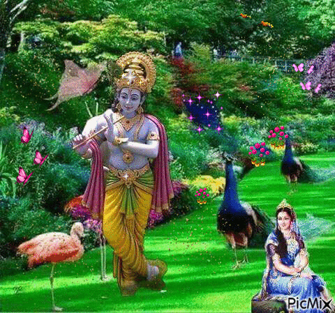 Krishna - Animovaný GIF zadarmo