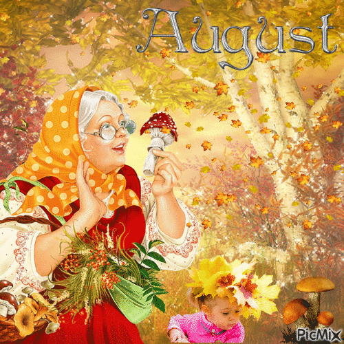 August. - Free animated GIF