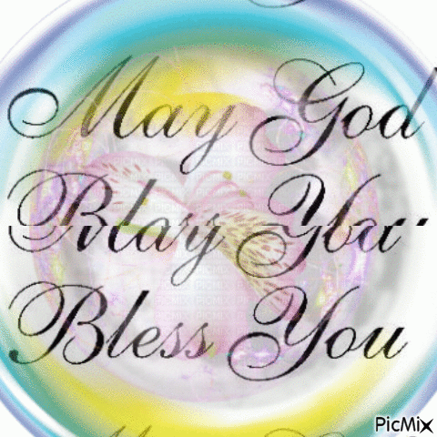 may god bless you - Δωρεάν κινούμενο GIF