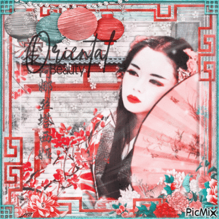 Oriental Beauty - GIF เคลื่อนไหวฟรี
