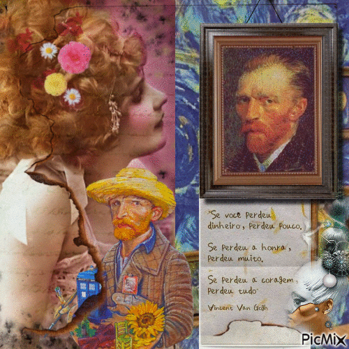 Vincent Van Gogh - Бесплатни анимирани ГИФ