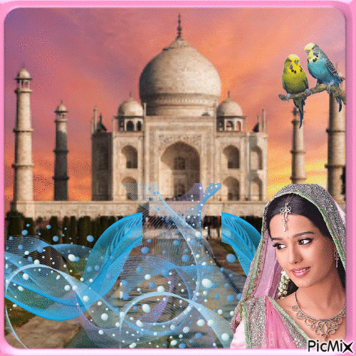 Taj Mahal - GIF animado gratis