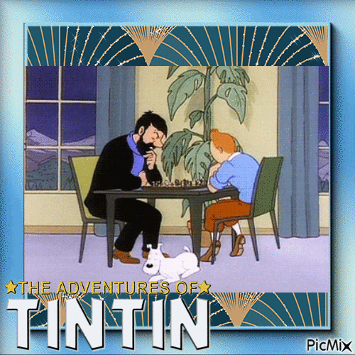 TINTIN - Besplatni animirani GIF