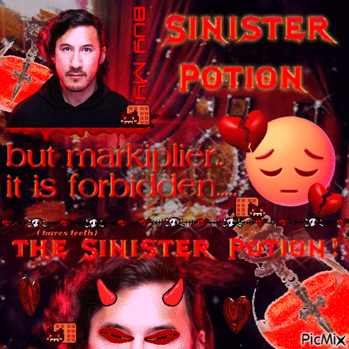 Markipliers sinister potion!!! - 免费动画 GIF