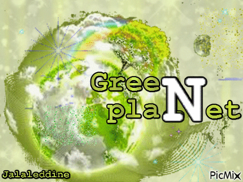 Green Planet - Free animated GIF