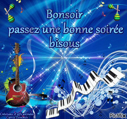 bonsoir - Bezmaksas animēts GIF