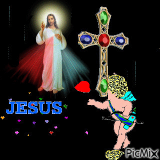 Jesus is risen - Animovaný GIF zadarmo