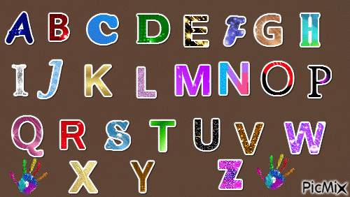 alphabet - Zdarma animovaný GIF