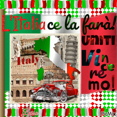 L'italia ce la farà! - Free animated GIF