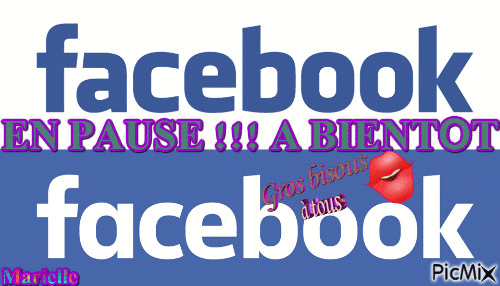 facebook en pause - GIF animé gratuit