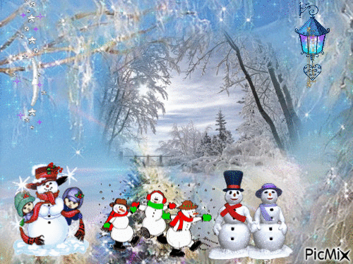 magie d'hiver - Ingyenes animált GIF