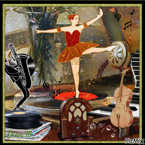 Ballerina Dance for Me - Darmowy animowany GIF