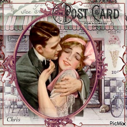 Post Card ,vintage - bezmaksas png