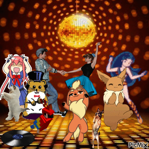 dance party! - Gratis animerad GIF