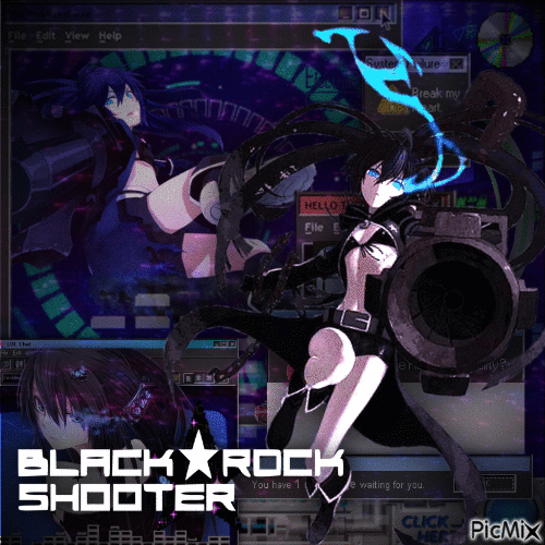 BLACK ★ ROCK ★ SHOOTER - GIF animado grátis