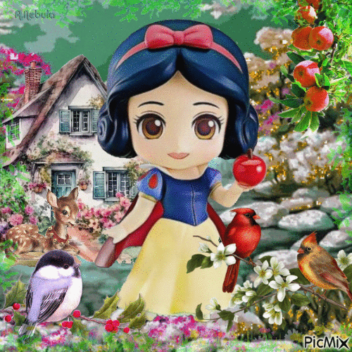 Snow White - Gratis animeret GIF
