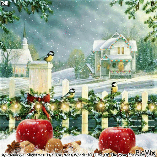 christmas  snow - Ingyenes animált GIF