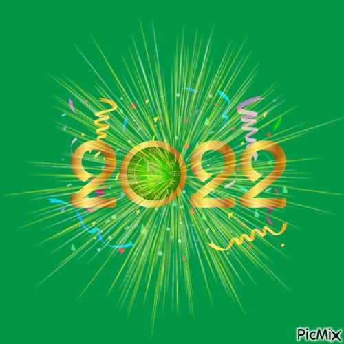 2022 Happy New Year - png gratuito