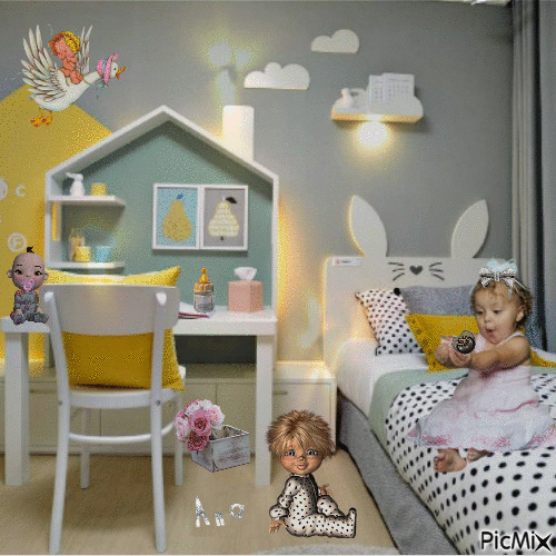 quarto de bebe - Darmowy animowany GIF