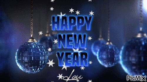 HAPPY NEW YEAR - GIF animasi gratis