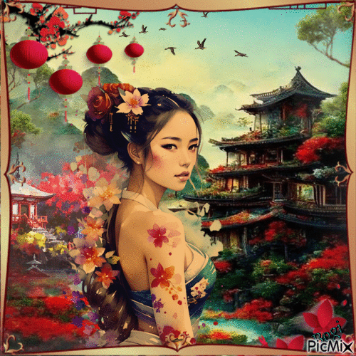 Oriental creation... - 免费动画 GIF