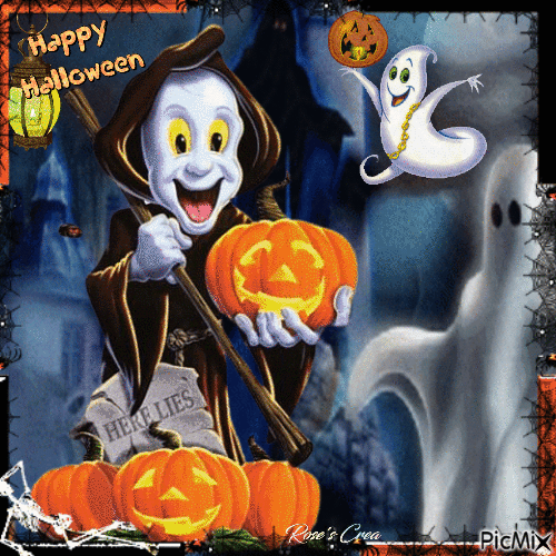 Concours : Fantôme d'Halloween - GIF animado grátis