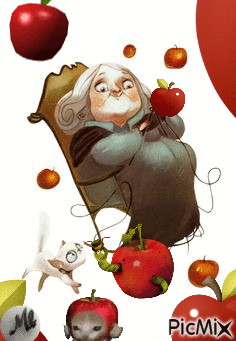 Esta manzana, es la de Blancanieves... - GIF animate gratis