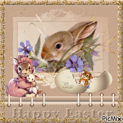 Easter beige - Безплатен анимиран GIF