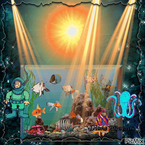 Journey to the Bottom of the Ocean - Nemokamas animacinis gif