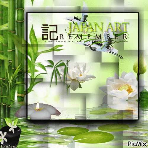 Japan art by Ela - GIF animasi gratis