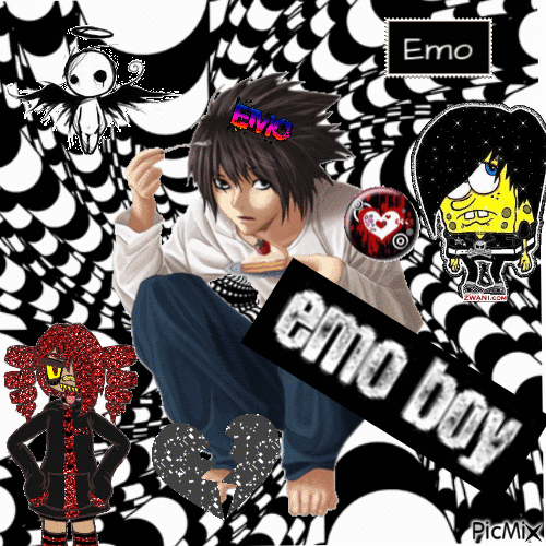 emo boy L - Darmowy animowany GIF