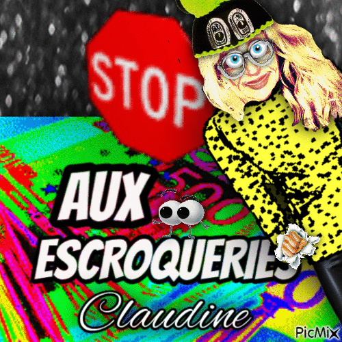 Stop Aux Escroqueries - Free animated GIF
