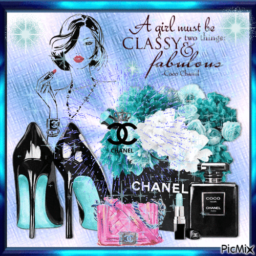 Coco Chanel - Δωρεάν κινούμενο GIF