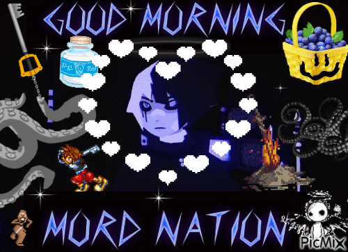 gm mord nation - Free animated GIF