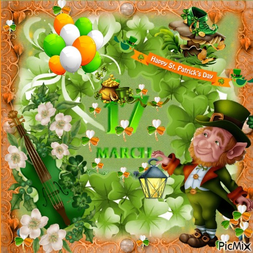 happy st.patrick's day - 免费PNG