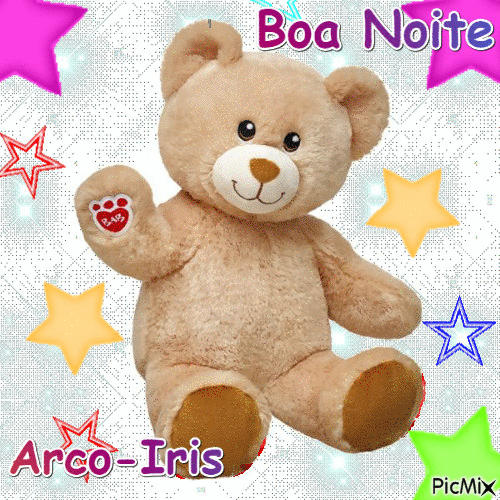 Arco-Iris Teddy - Бесплатный анимированный гифка