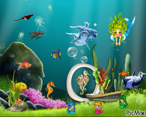 Aquarium. - Animovaný GIF zadarmo