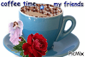 coffee my friends - GIF animate gratis