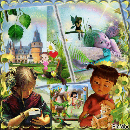 in the world of fairy tales - GIF animé gratuit