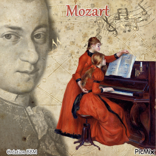 Mozart par BBM - Nemokamas animacinis gif
