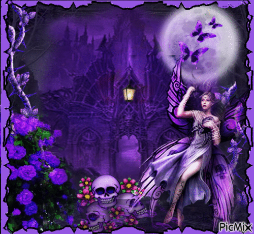 gothic fairy - Gratis animeret GIF