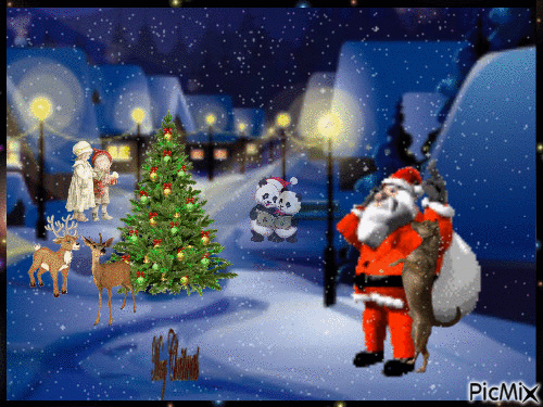 Merry Christmas - Darmowy animowany GIF