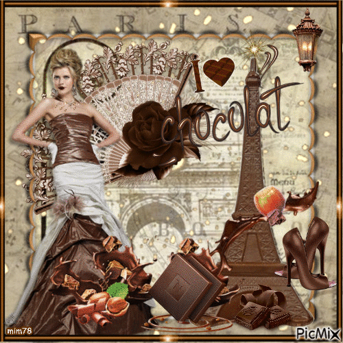paris en chocolat - Бесплатни анимирани ГИФ