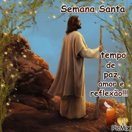 Jesus na Semana Santa - Bezmaksas animēts GIF