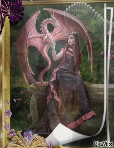 Reine des Dragons - Gratis animerad GIF