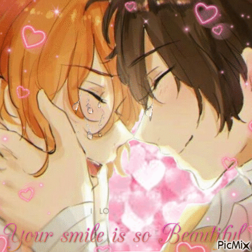 Chuuya and Dazai's Tears of Joy - Безплатен анимиран GIF