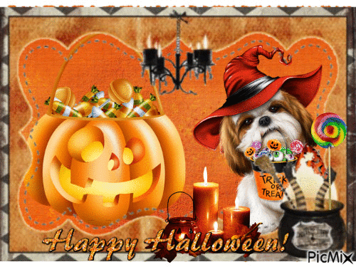 Carte Happy Halloween - Δωρεάν κινούμενο GIF