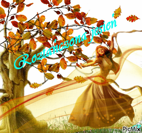 Roztańczona jesień - Ingyenes animált GIF