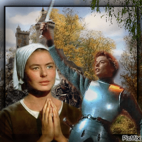 Ingrid Bergman - Jeanne D'Arc - GIF animé gratuit
